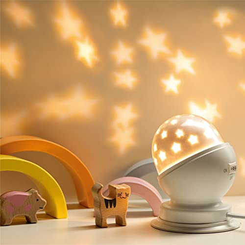 Image of Toyunia Star Night Light for Kids Star Night Light for Kids Bedroom Girls Night Light Starry Night Light Projector Plug in Night Light for Kids with Timer (Plug in Rotating, 3000K)