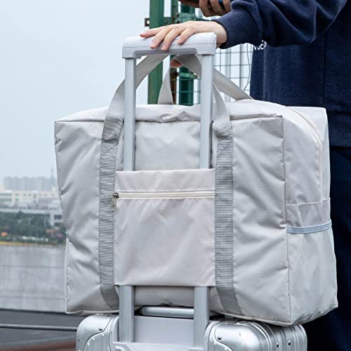 JJyy Travel bag with case for suitcase. Multifunctional carry-on bag with large capacity for trolley handle