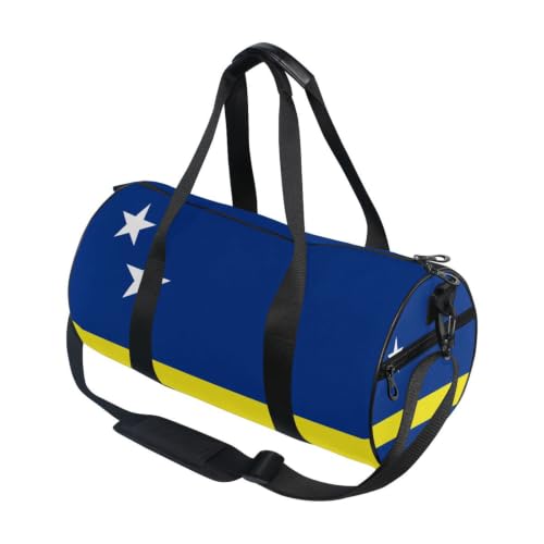 Bolsa de deporte redonda ligera, ideal para tus viajes y entrenamientos con diseño de Curazao