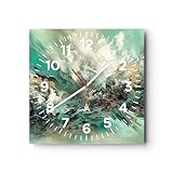 Des couleurs durables et des encres professionnelles feront que les horloges murales originales meubleront idéalement votre intérieur et embelliront la déco murale. L'horloge est dotée d'un mécanisme silencieux fluide alimenté par une pile de 1,5 V - pile AA (pile non incluse). L'horloge est réalisée à l'aide de technologies d'impression modernes qui garantissent la préservation des couleurs naturelles et une saturation élevée de cellles-ci. Marque européenne ARTTOR.