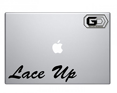 Lace Up Script MGK Vinyl Macbook Laptop PC Computer Decal Stickers