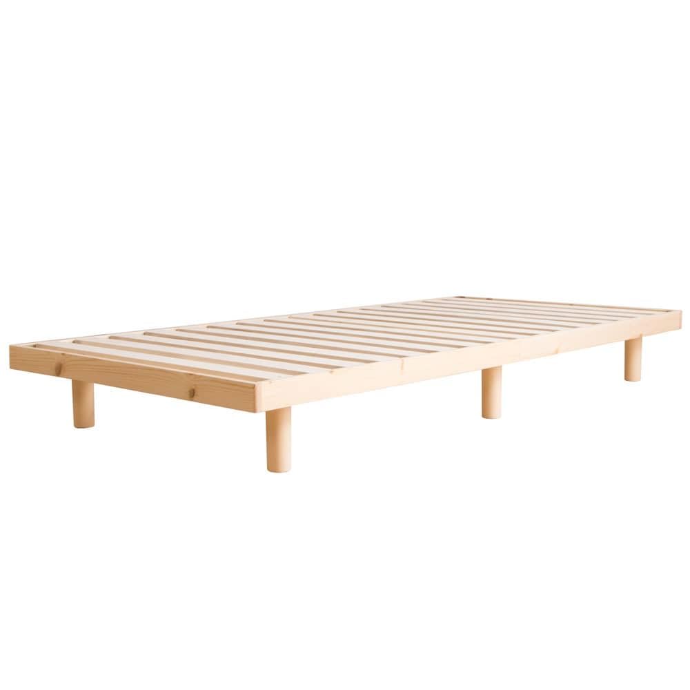 Amazon.co.jp: アイリスプラザ ベッド ベッドフレーム ダブル 2段階 高  