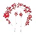 Produktbild TENDYCOCO Braut Haar Kranz Floral Strass Stirnband Kopfschmuck Haarschmuck mit Ohrringen für Hochzeit Beach Party Holiday