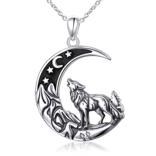 925 Sterling Silver Animal Necklaces Lion/Honeybee/MaMa Bear/Koalas Necklace Adjustable Chain Animal-Lover Pendant CZ/Moonstone Jewelry For Women Men