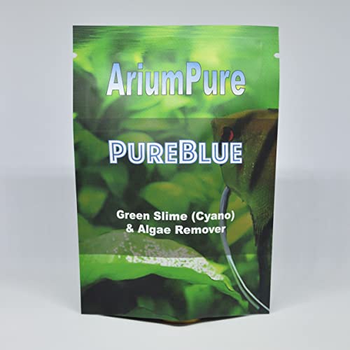 PureBlue - Cyanobacteria (Cyano) Green Slime & Algae Remover for Marine/Tropical/Freshwater Aquarium