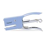 Colourbook Mini Cucitrice Passo 10, Spillatrice Tascabile Per Astuccio Scuola Ufficio Università, Pinzatrice Portatile Per Carta E Documenti, Formato Compatto Da Borsa (Azzurro)