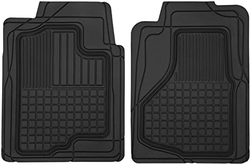2 Front All Weather Custom Heavy Duty Rubber Floor Mats for Auto Car Truck SUV