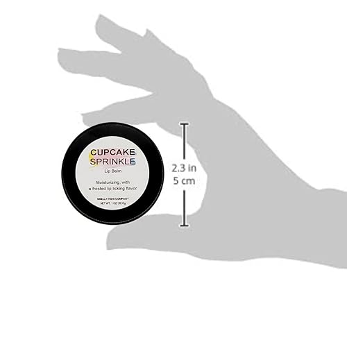 Miniatura 3 de Cupcake Sprinkle Lip Balm- Empresa de niños malolientes Ingredientes naturales Hidratante Apto para niños Recuerdo de fiesta Artículo de cesta de