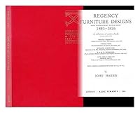 Regency Furniture Designs from Contemporary Source Books, 1803-26 0854586385 Book Cover