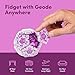 Speks Geode Magnetic Fidget Toy | Sensory Desk Toy for Adults & Teens 14+ | Stress Relief Gift | Sphere, Quartz