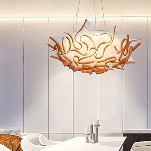 Lustre nuage bleu luminaire poétique pour chambre à coucher sereine