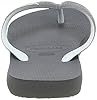 Havaianas, Unisex Adults, Top Mix, Flip Flop, Steel Grey/Steel Grey, 7.5/8 UK (Pack of 2) #2