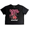 My Chemical Romance Crop Top T Shirt Black Parade March Official Womens Black XL #3