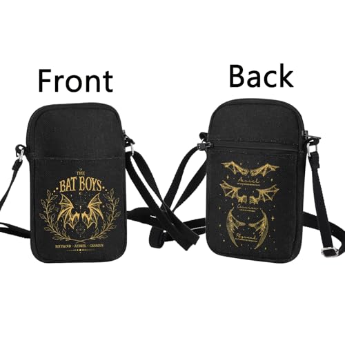 B Boys Crossbody Bag Fantasy Book Gift Book Merch Rhysand Azriel Cassian Crossbody Bag Bat B-oys Fan Club Crossbody Bag3