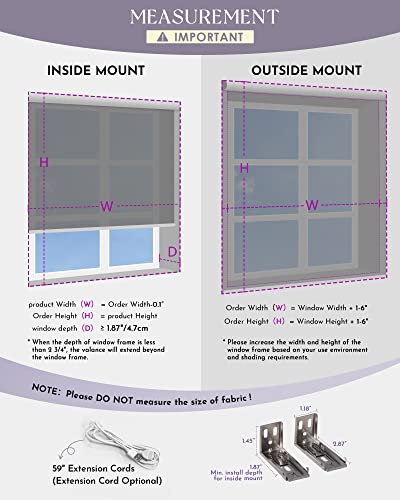 Graywind Motorized Zebra Sheer Blinds Compatible With Alexa Horizontal Light Filtering Window Shades Remote Roller Blinds With Valance For Smart Home And Office thumb #6