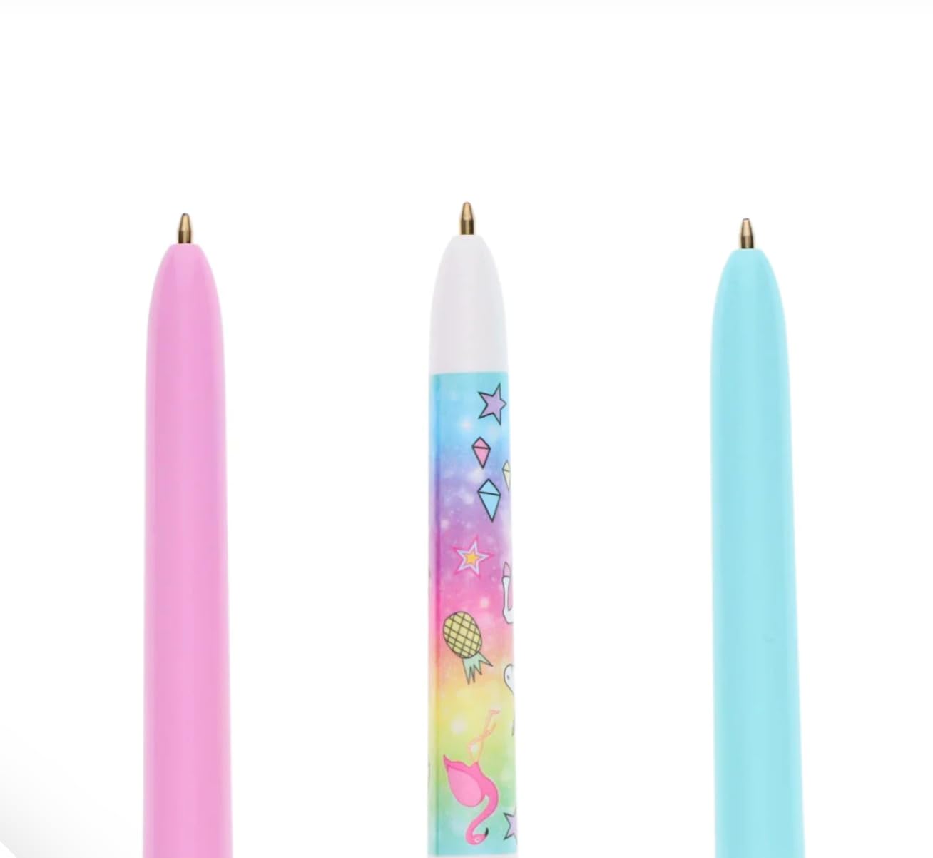 The Noble Collection Einhorn LED-Kugelschreiber 2er Set – Magische Stifte Mit Leuchteffekt, Mehrfarbig