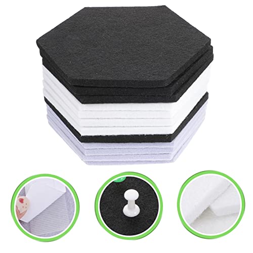 Paneles acústicos hexagonales 12 piezas material de alta densidad para absorción de sonido para aislamiento y reducción de ruido fácil de instalar para estudios y habitaciones miniatura 2