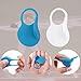 TOGRAND 2PCS Silicone Baseball Thumb Guard - Shock Absorption Protector for Batting Grip Training, Reduces Blister Pain & Bat Sting, Corrects Swing Technique(Blue+ White)