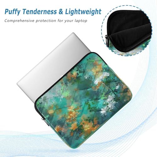 Funda para laptop 13-14 pulgadas impermeable diseño flores miniatura 5