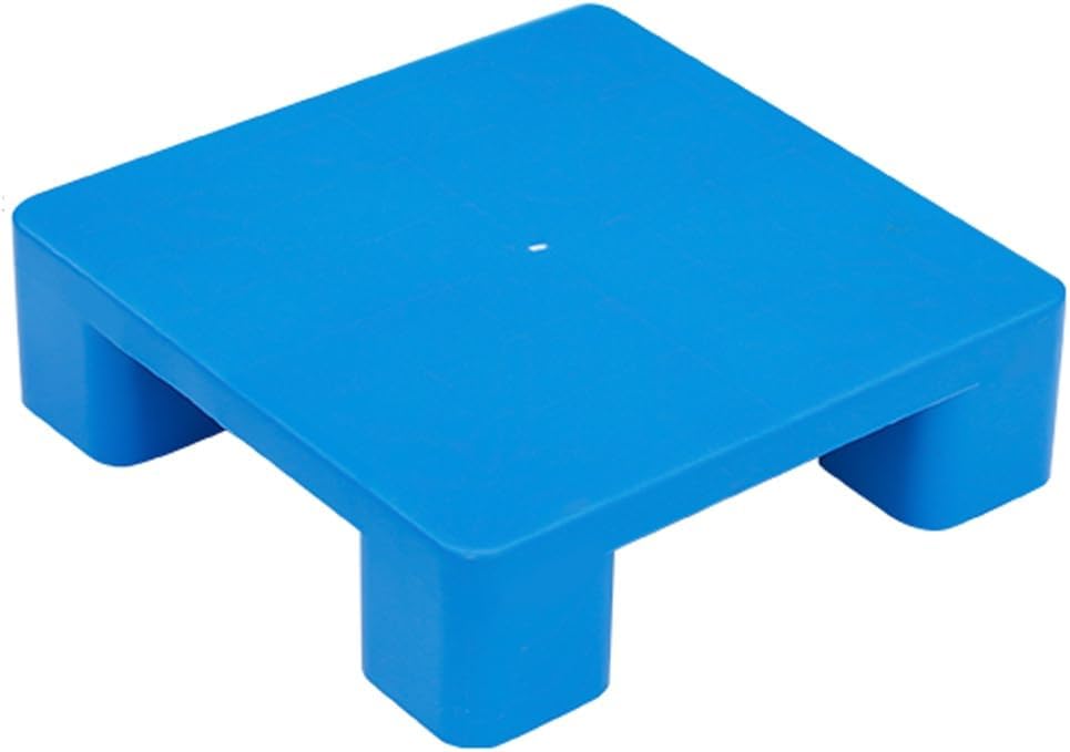 Plastic Pallet, Plastic Pallets for Basement Storage, Moisture-Proof Floor Pallet, Ventilation Floor Pallet, Nestable Blue Polyethylene Pallets, for Indoor Warehouse Flooring Basement(Blue,4