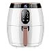 YLKCU Multifonction Friteuse à Air, Intelligent Touch sans Huile éCran Grande Capacité Friteuses sans Huiles, avec 8 Programmes Cuisson en Une Touche Blanc 3.5 L