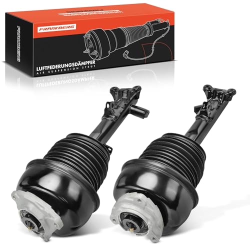 Frankberg 2x Columna de suspensión neumática Delantera izquierda derecha Compatible con Clase E W212 E200 CDi/BlueTEC E200 CGI E250 E300 CDi E350 CDi E350 CGI E350 CLS C218 Reemplazar # 2183206513