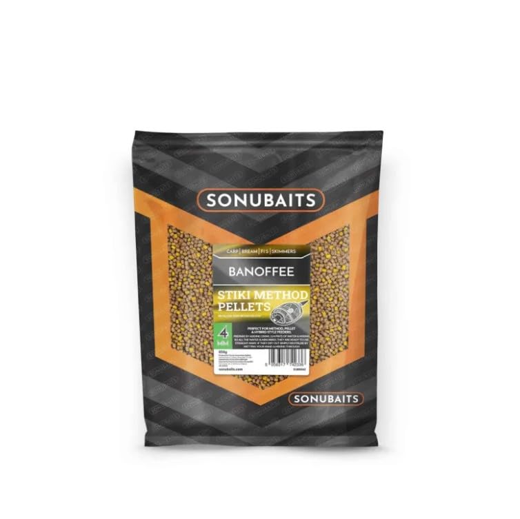 Preston Sonubaits Stiki Method Pellets 4mm X2 (Banoffee)