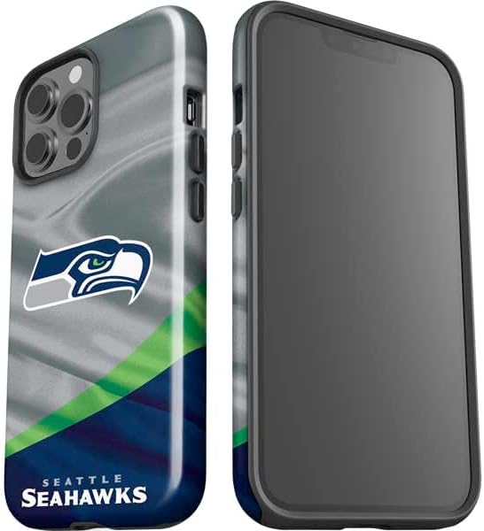 Skinit Impact Phone Case Compatible with iPhone 15 Pro Max - Officially Licensed NFL Seattle Seahawks Design