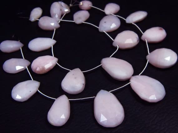 Opale rose du Pérou LKBEADS en collier d'été pour sublimer vos tenues bohèmes