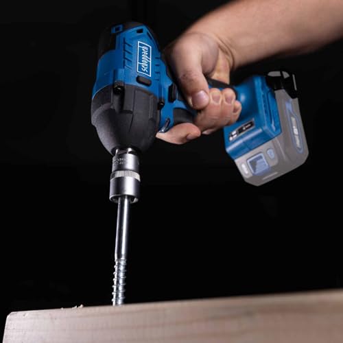 Clé à choc sans fil BC IW350 X 12 brushless 180Nm350Nm 3600 bpm + 3 douilles SCHEPPACH 20V IXES sans batterie ni chargeur - vue 6