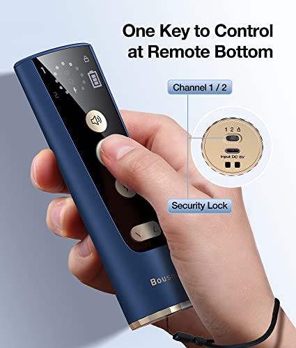 Bousnic Dog Training Collar - Shock Collar For Large Medium Dogs (15-140Lbs) With 2000Ft Remote Waterproof Rechargeable E-Collar With Beep Vibration Safe Shock Modes, No Prongs No Shock For Optional #TOP4