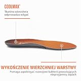 Sof Sole Wkładki damskie AIRR Performance Full-Length Gel Shoe Insert, pomarańczowy, 5-7.5