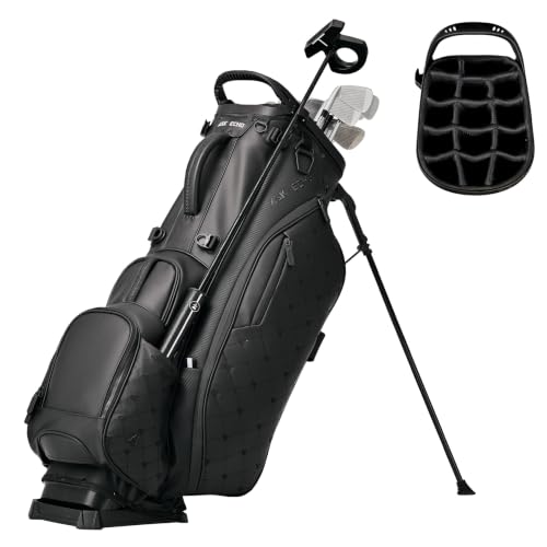 ASK ECHO Prestige Full-Length Hybrid Stand Bag – Premium Leather / 14-Way