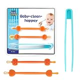3 Pack Baby Nasal Booger and Ear Cleaner,Nose and Ear Gadget,Nose Cleaning Tweezers,Safe Baby Booger