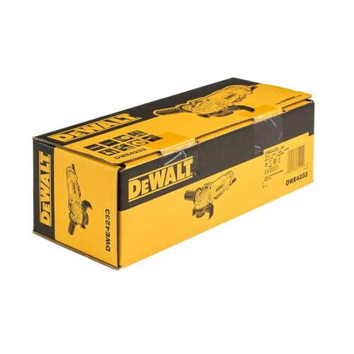 Amoladora angular DEWALT 125mm que reduce la fatiga con su mango antivibración de 1400W 4