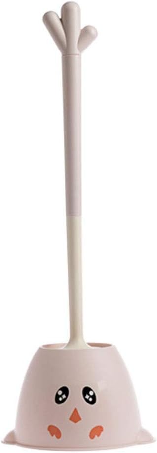 Toilet Brush Holder Beautiful and Durable Toilet Brush, Bathroom Cleaning Brush, Spherical Brush with Strong Cleaning Power Will not,Toilet Brush with Holder