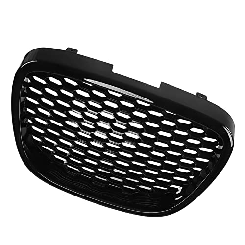 Rejilla delantera de ABS negro brillante premium para parachoques Seat Leon 3
