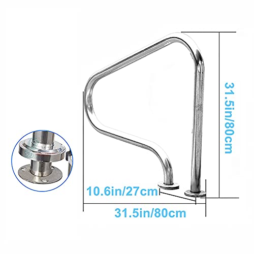 Rampe de piscine en acier inoxydable 304 de qualité supérieure - 3