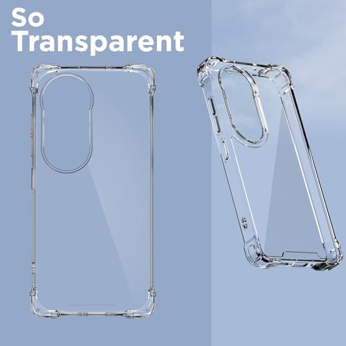 Image of Outlouders Back Cover for Vivo T4R 5G / iQoo Z10R 5G / Vivo V50 5G / V50e 5G / V50e 5G Mag-Safe Transparent PC + TPU Bumper Case with Magnetic Support Shockproof Protection (Transparent Mag-Safe)