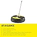 Kärcher - 3200 PSI Universal Surface Cleaner Attachment for Pressure Washers - 15" and 1/4 Quick Connect - 2 Spinning Nozzles and Extension Wand