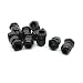 8 Pcs Waterproof PG13.5 Model 6-12mm Cable Range Cables Gland Black