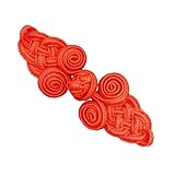 Cierre de botón de nudo Cheongsam chino de fresa hecha a mano, cierre de cinta, traje de camisa, traje de costura