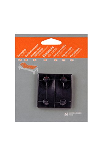 Nordlinger Pro 741003 Lot de 2 Embouts plastiques pour lattes de sommier largeur à emBoîter 53 mm Cover