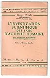 Photo Gallery l investigation scientifique des faits d activite humaine, avec applications aux sciences et aux te Photo Gallery l investigation scientifique des faits d activite humaine, avec applications aux sciences et aux te