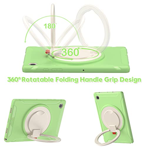 Coque antichoc Samsung Tab A8 protège écran et coins contre chutes enfants vert matcha - 6