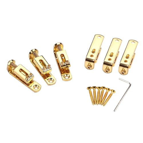 TOGEVAL 3個 ギター gfc ギター guiter bridge guitar electric エレキギターアクセサリー ギターサドル ギターアクセサリー 金属