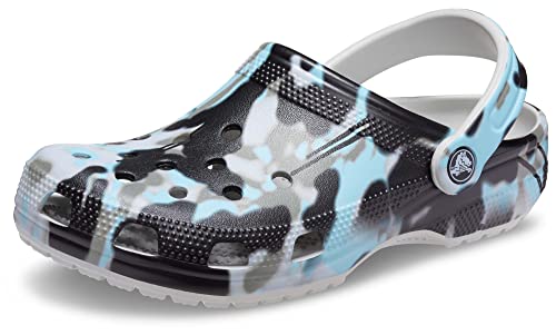 Image of Crocs Unisex-Adult Classic Camo Clogs, Atmosphere, 8 Men