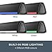 immagine 1Soundbar TV Bluetooth, Casse per TV Barra Soundbar con LED RGB, Air Tube e Amplificatore a 2.0 Canali Wireless con Telecomando per Gaming, PC e TV