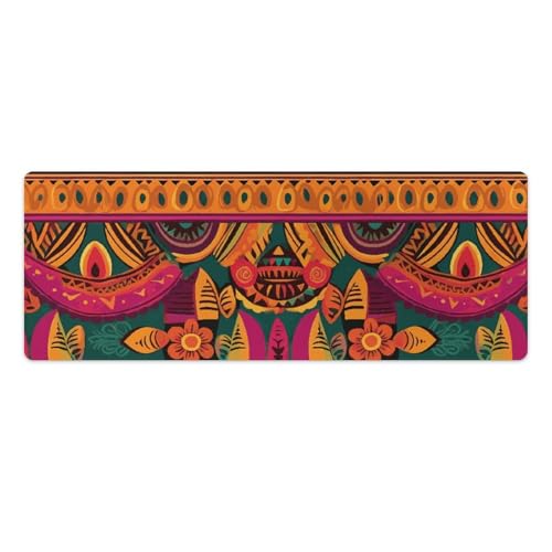 Tapis de souris de jeu grand format imperméable avec éclairage LED multicolore
