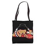 Japanese Daruma Doll Sumo Wrestler Kawaii Tote Bag